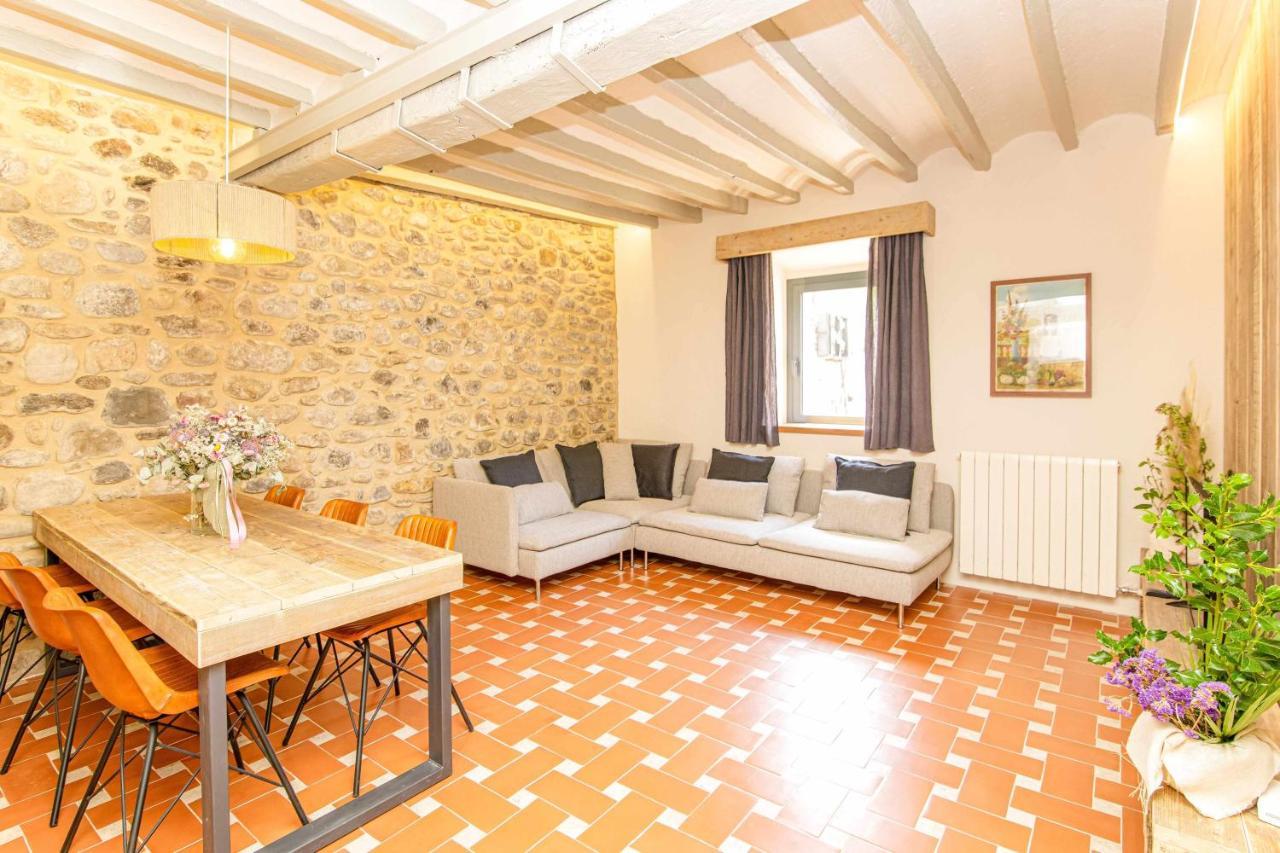 El Molino de Besalú Casa con jardín Exterior foto