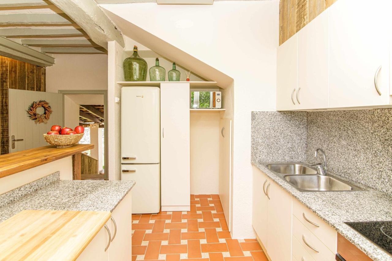 El Molino de Besalú Casa con jardín Exterior foto