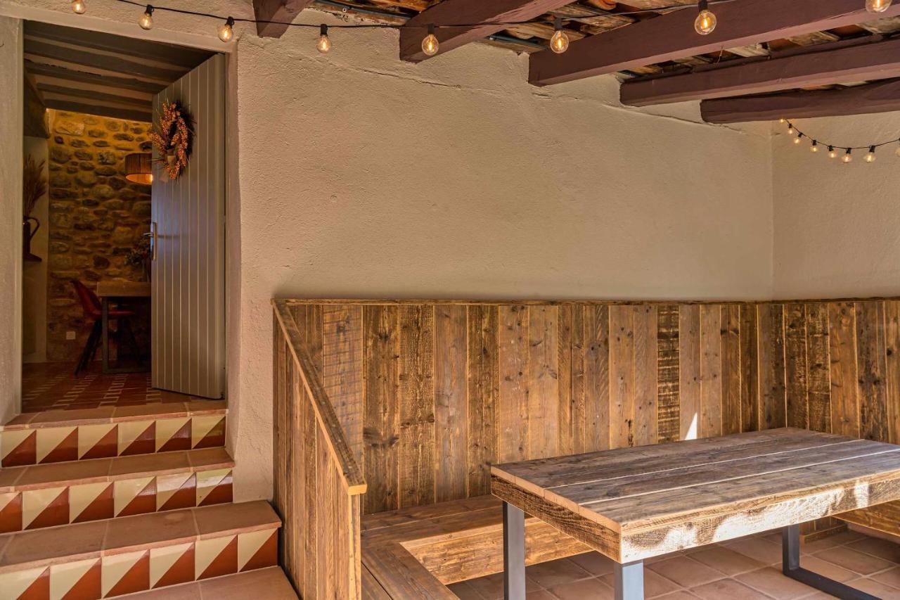 El Molino de Besalú Casa con jardín Exterior foto