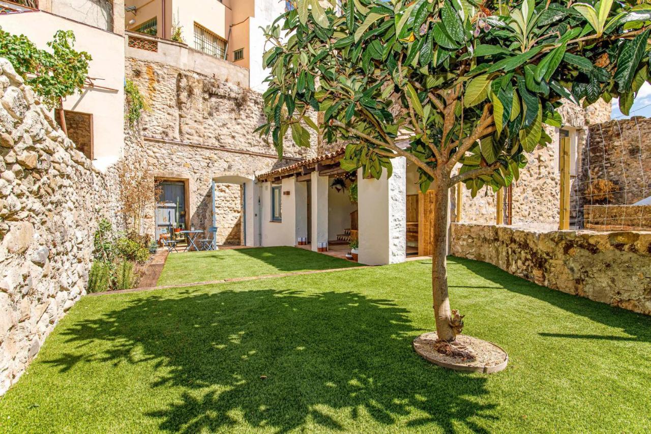 El Molino de Besalú Casa con jardín Exterior foto